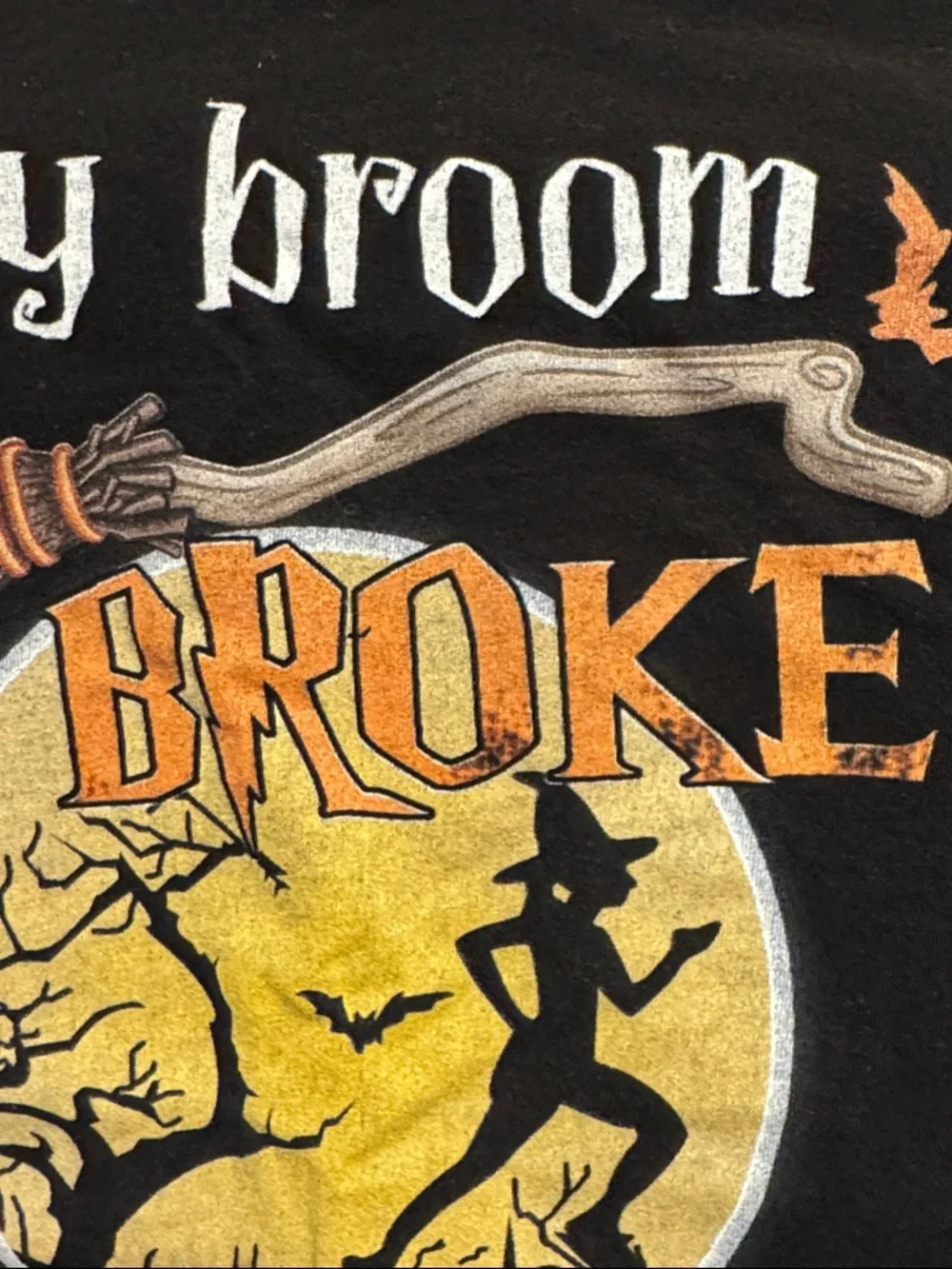 Women’s Halloween Black Running T-shirt